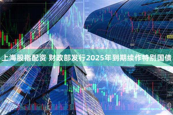 上海股指配资 财政部发行2025年到期续作特别国债